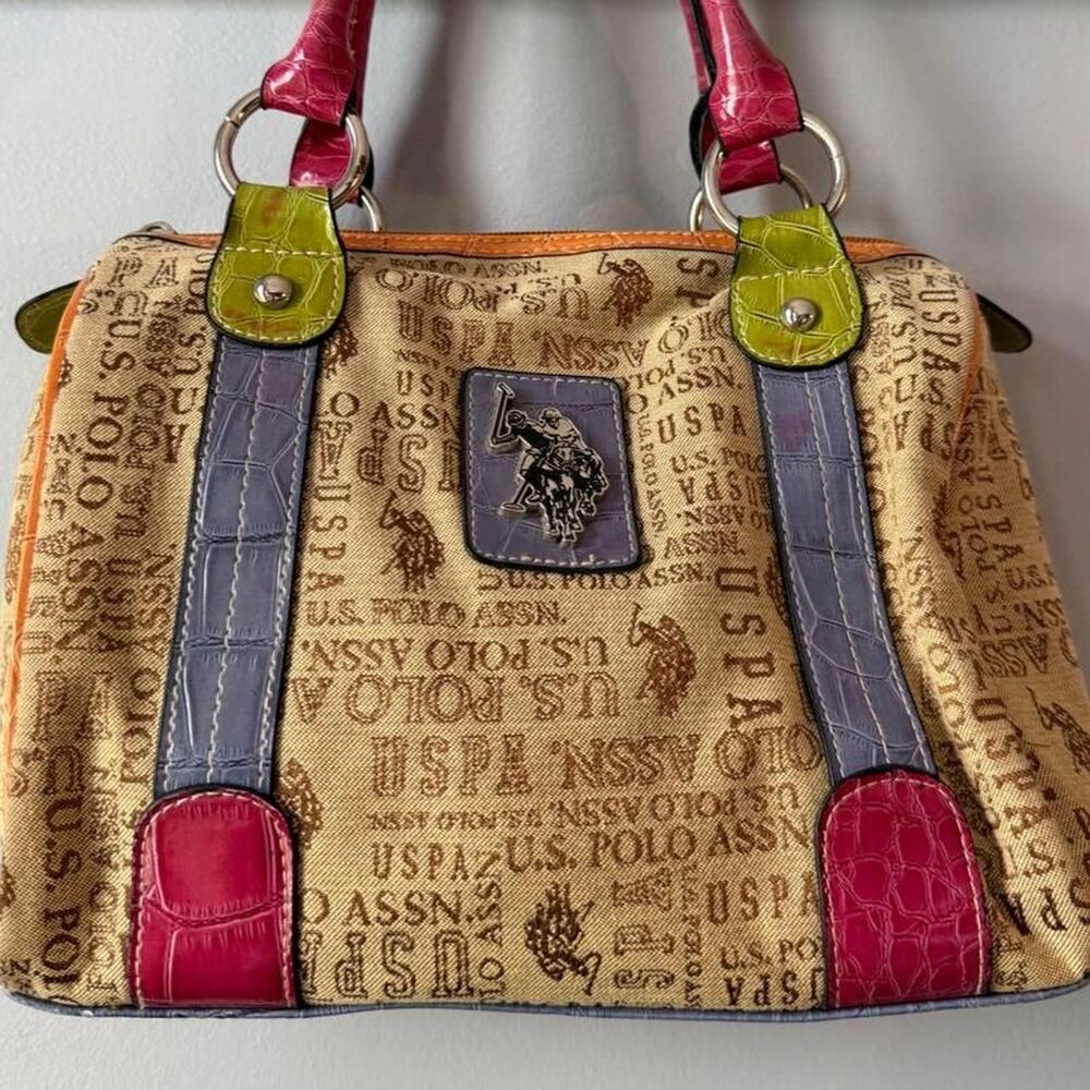 Y2K U.S. Polo Assn. logo satchel